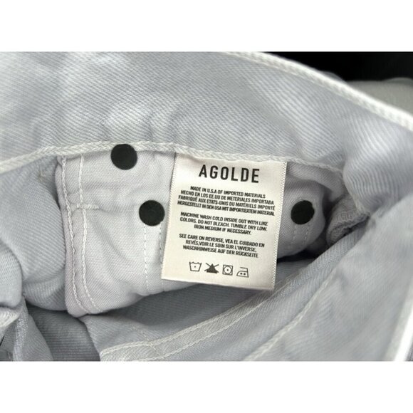 Agolde Dax Upsized Jean In Popsicle Women's Size 23 Pale Lavender Light Wash NWT - Picture 13 of 16